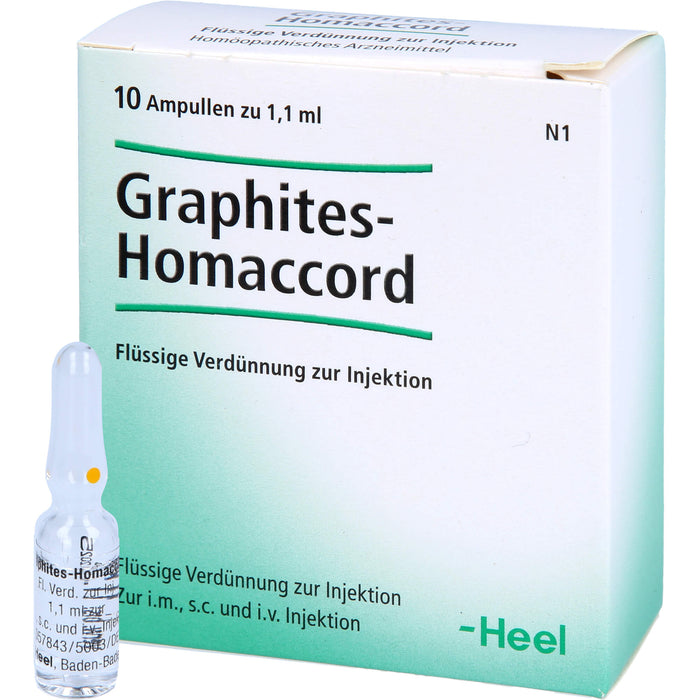 Heel Graphites-Homaccord flüssige Verdünnung zur Injektion, 10 pcs. Ampoules