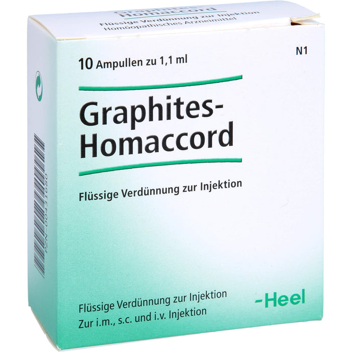 Heel Graphites-Homaccord flüssige Verdünnung zur Injektion, 10 pc Ampoules