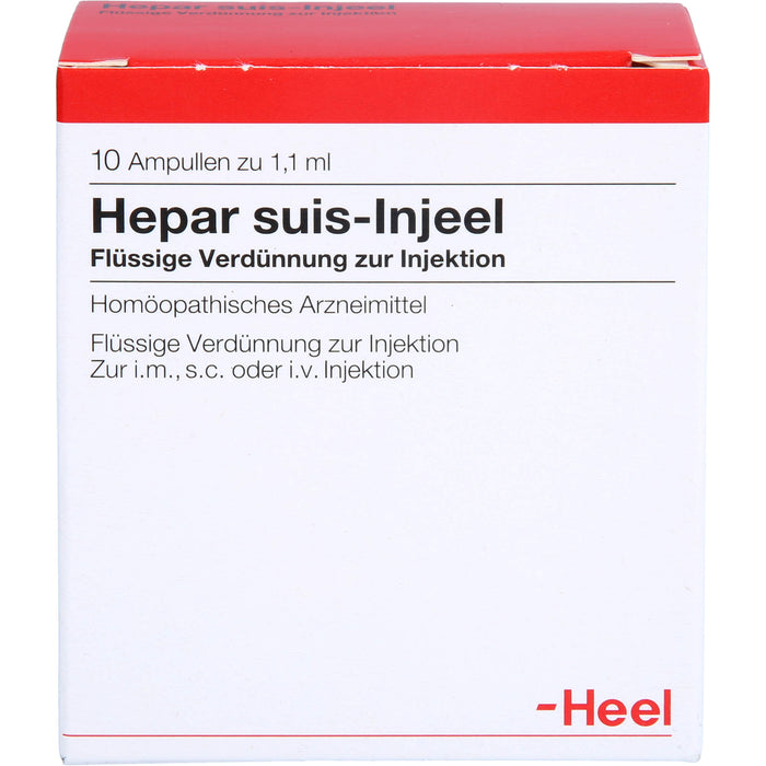 Hepar suis-Injeel flüssige Verdünnung, 10 pc Ampoules