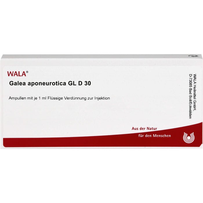 Galea Aponeurotica Gl D30 Wala Ampullen, 10X1 ml AMP