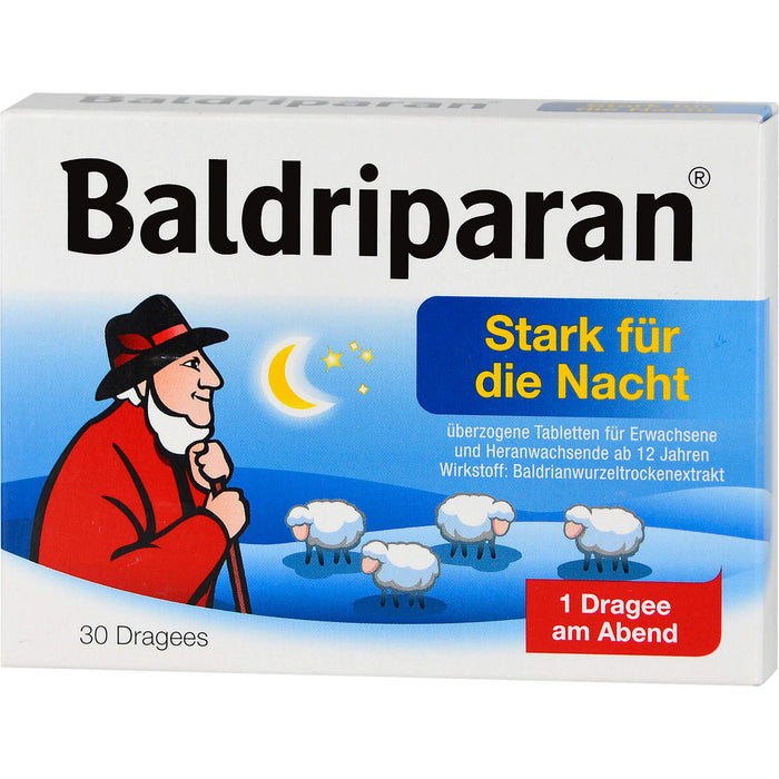 Baldriparan Stark für die Nacht Dragees, 30 St. Tabletten