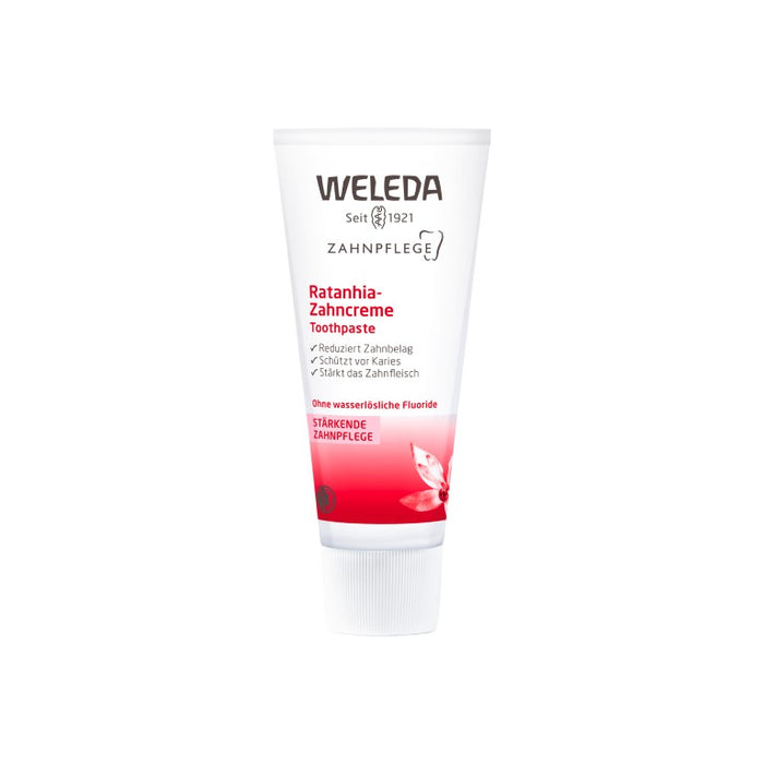 WELEDA Ratanhia-Zahncreme, 75 ml Dentifrice