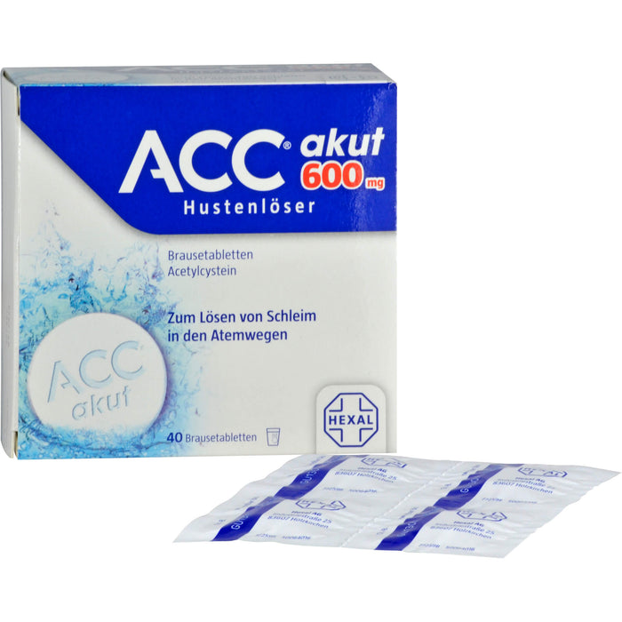 ACC akut 600 mg Hustenlöser Brausetabletten, 40 St. Tabletten