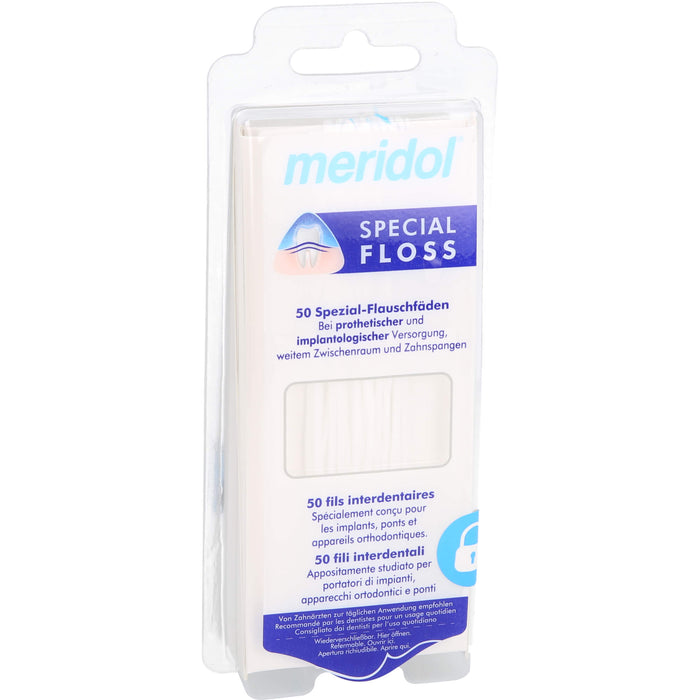 meridol special-floss Spezial-Flauschfäden, 1 pc Fil dentaire