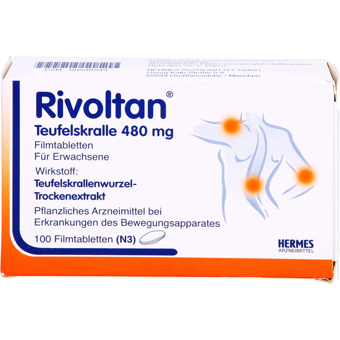 Rivoltan Teufelskralle 480 mg, Filmtabletten, 100 St. Tabletten