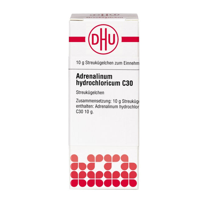 DHU Adrenalinum hydrochloricum C30 Streukügelchen, 10 g Globuli