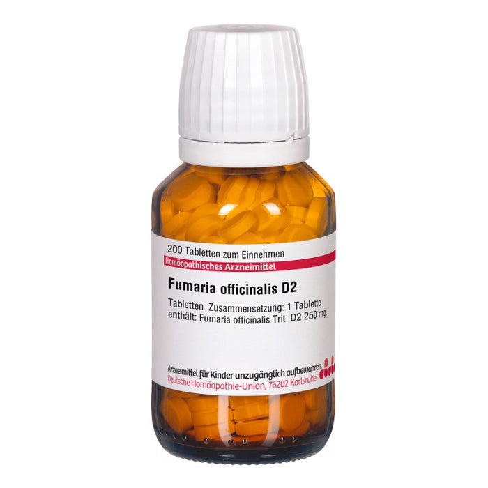 DHU Fumaria officinalis D2 Tabletten, 200 St. Tabletten