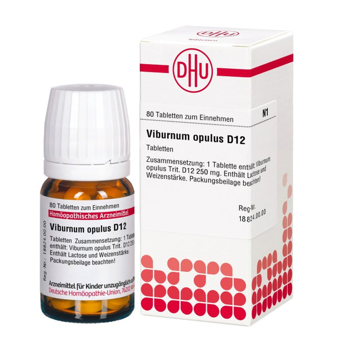 DHU Viburnum opulus D12 Tabletten, 80 St. Tabletten