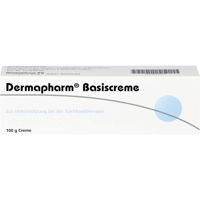 Dermapharm Basiscreme zur Unterstützung bei der Kortikoidtherapie, 100 g Crème