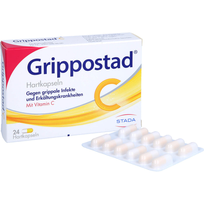 Grippostad C Hartkapseln Original STADA, 24 St. Kapseln