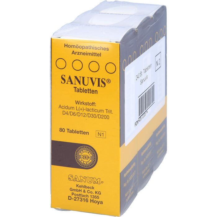 SANUM KEHLBECK Sanuvis Tabletten, 240 pc Tablettes