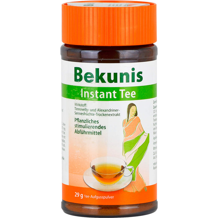 Bekunis Instant Tee Aufgusspulver bei Verstopfung, 29 g Pulver