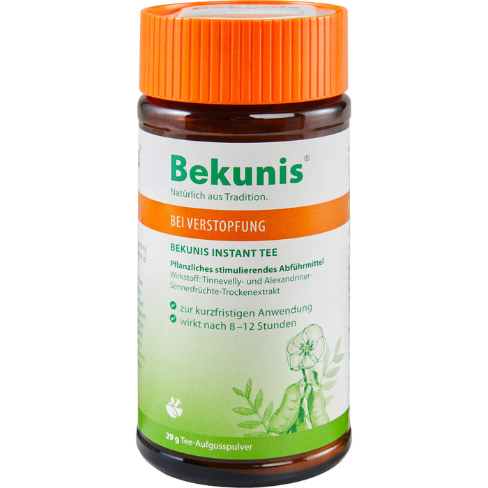 Bekunis Instant Tee Aufgusspulver bei Verstopfung, 29 g Poudre