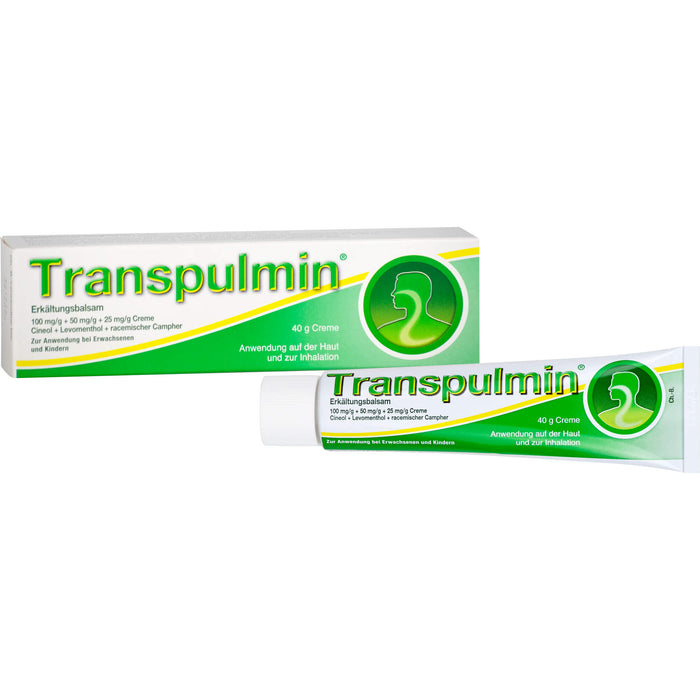 Transpulmin Erkältungsbalsam, 40 g Crème