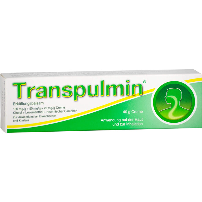 Transpulmin Erkältungsbalsam, 40 g Crème