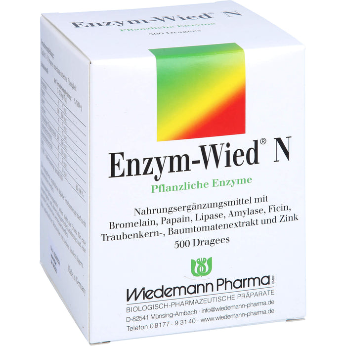 Enzym-Wied N Dragees, 500 St. Tabletten