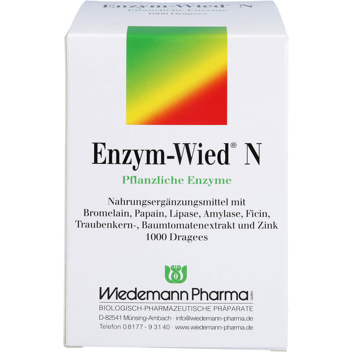 Enzym-Wied N Dragees, 1000 pcs. Tablets