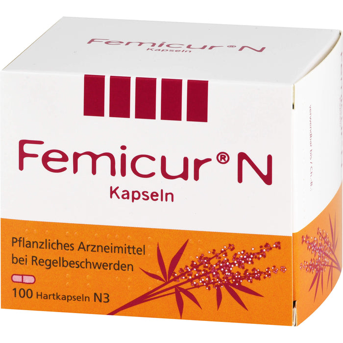 Femicur N Kapseln bei Regelbeschwerden, 100 pc Capsules