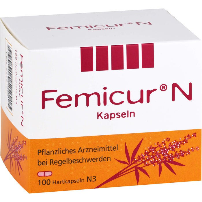 Femicur N Kapseln bei Regelbeschwerden, 100 pc Capsules