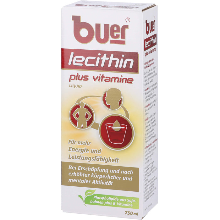 buer Lecithin plus Vitamine Lösung, 750 ml Lösung