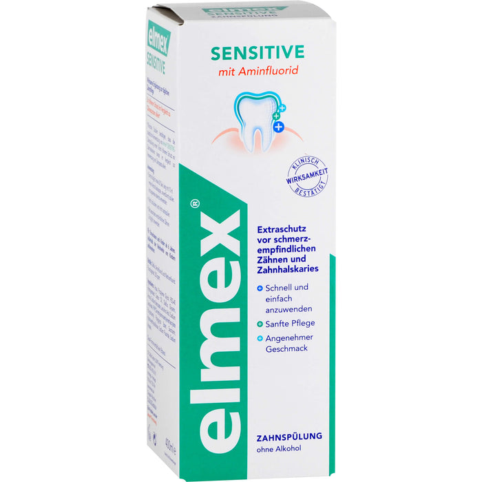 Elmex Sensitive Zahnspülung, 400 ml Solution