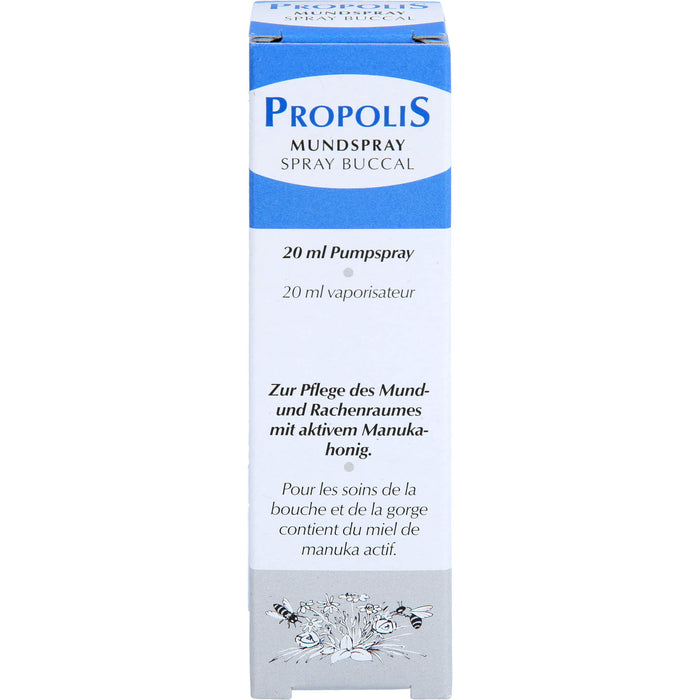 Propolis Mundspray zur Pflege des Mund- und Rachenraums, 20 ml Lösung