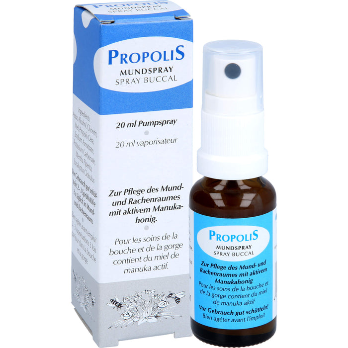 Propolis Mundspray zur Pflege des Mund- und Rachenraums, 20 ml Solution