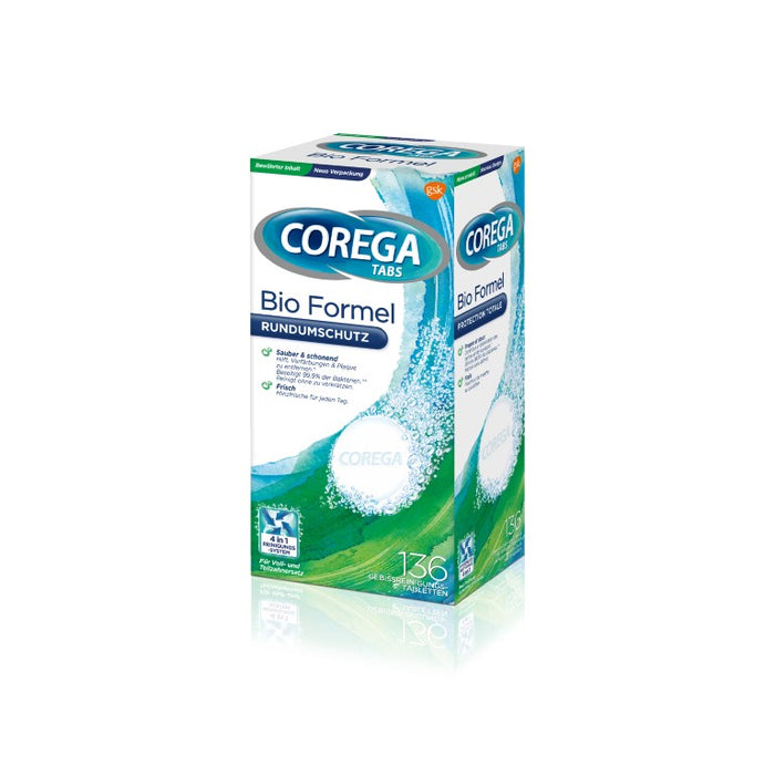 COREGA Tabs Gebissreinigungs-Tabletten Vorratspack, 136 St. Tabletten