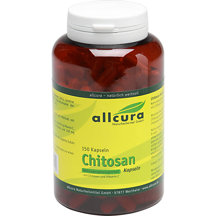 allcura Chitosan Kapseln, 150 St. Kapseln