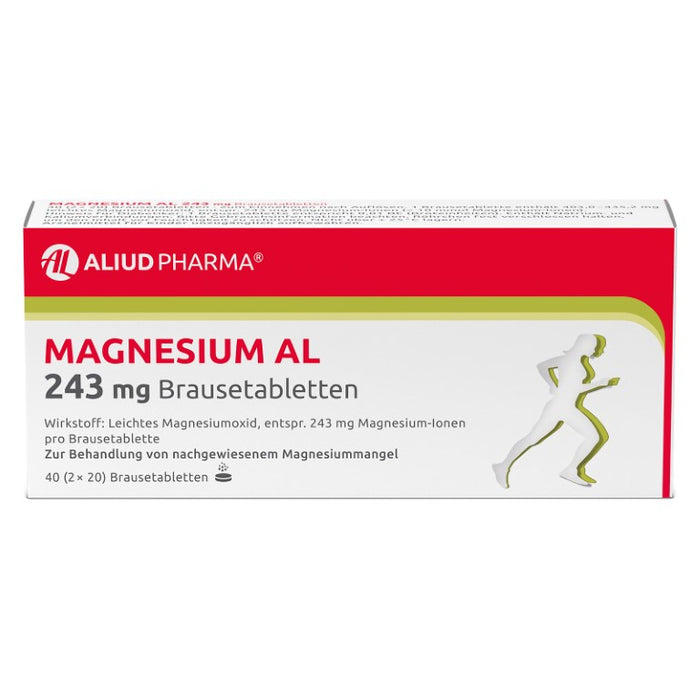 Magnesium AL 243 mg Brausetabletten, 40 pcs. Tablets