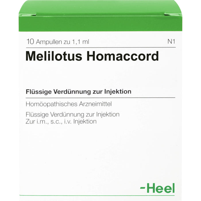 Melilotus-Homaccord Inj.-Lsg., 10 St AMP