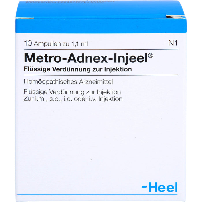 Metro-Adnex-Injeel flüssige Verdünnung, 10 St. Ampullen