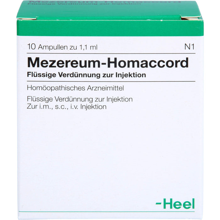 Mezereum-Homaccord flüssige Verdünnung, 10 St. Ampullen