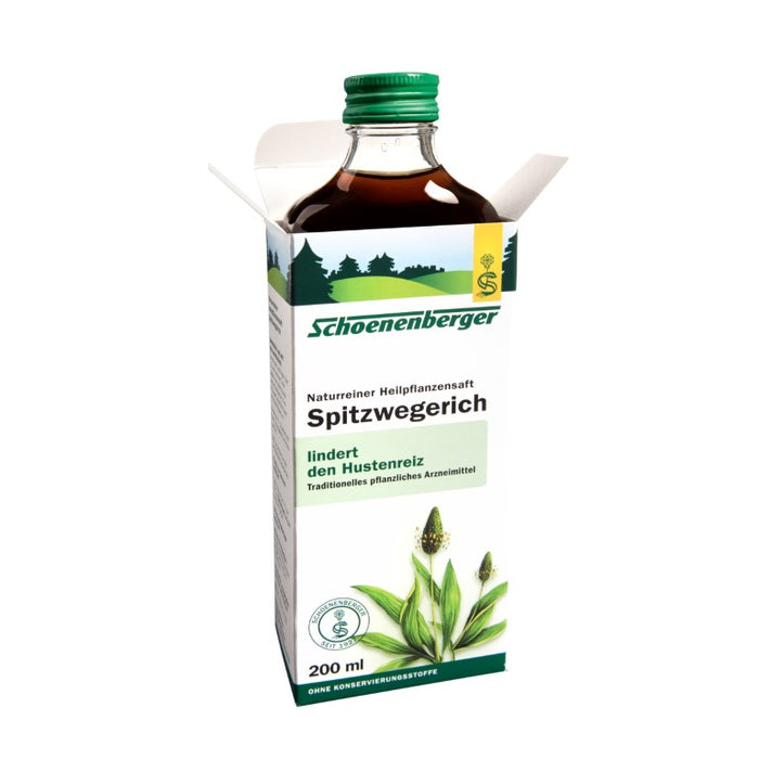 Schoenenberger Spitzwegerich naturreiner Heilpflanzensaft, 200 ml Solution