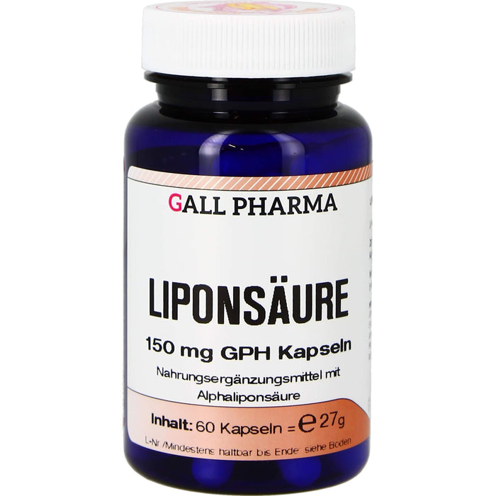 GALL PHARMA Liponsäure 150 mg GPH Kapseln, 60 pcs. Capsules