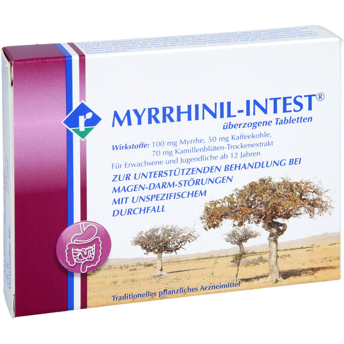 MYRRHINIL-INTEST überzogene Tabletten, 50 St. Tabletten