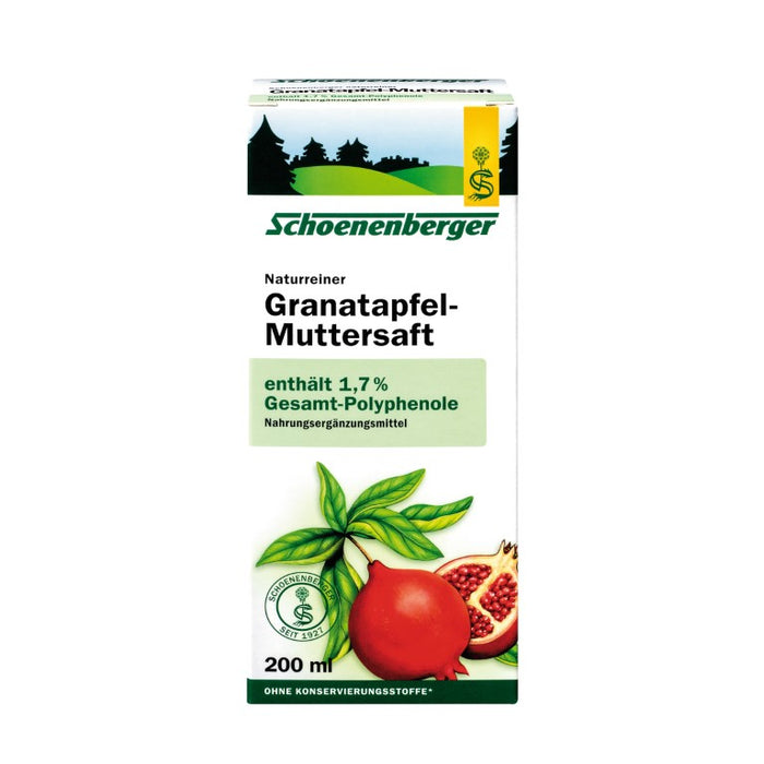 Schoenenberger Naturreiner Granatapfel-Muttersaft, 200 ml Solution