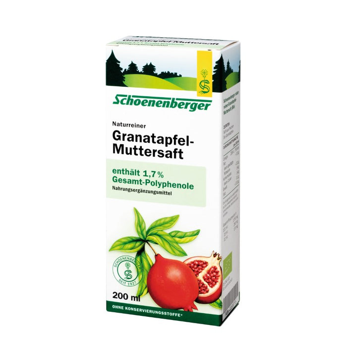 Schoenenberger Naturreiner Granatapfel-Muttersaft, 200 ml Lösung