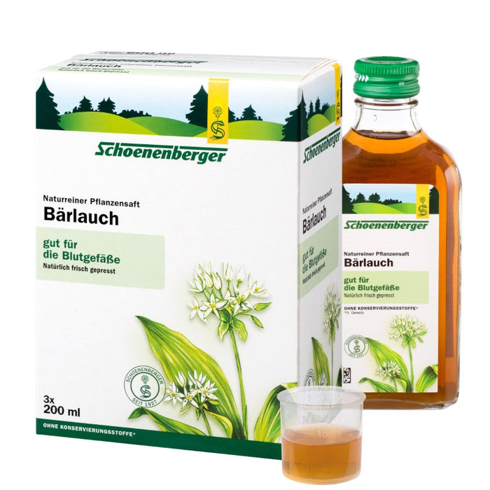 Schoenenberger Naturreiner Pflanzensaft Bärlauch, 600 ml Lösung