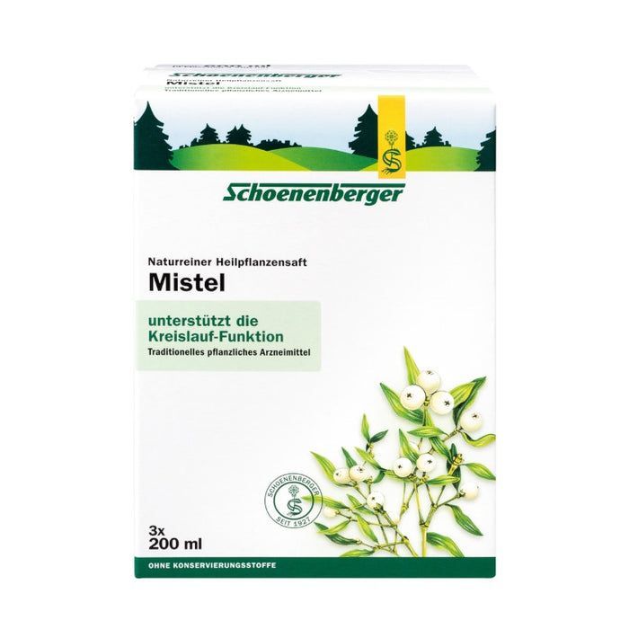 Schoenenberger Mistel naturreiner Heilpflanzensaft, 600 ml Solution