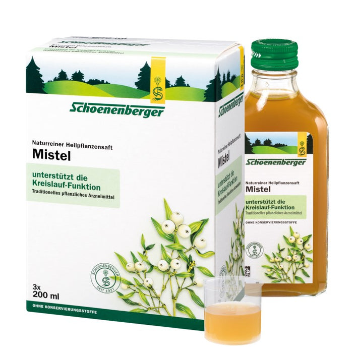 Schoenenberger Mistel naturreiner Heilpflanzensaft, 600 ml Lösung