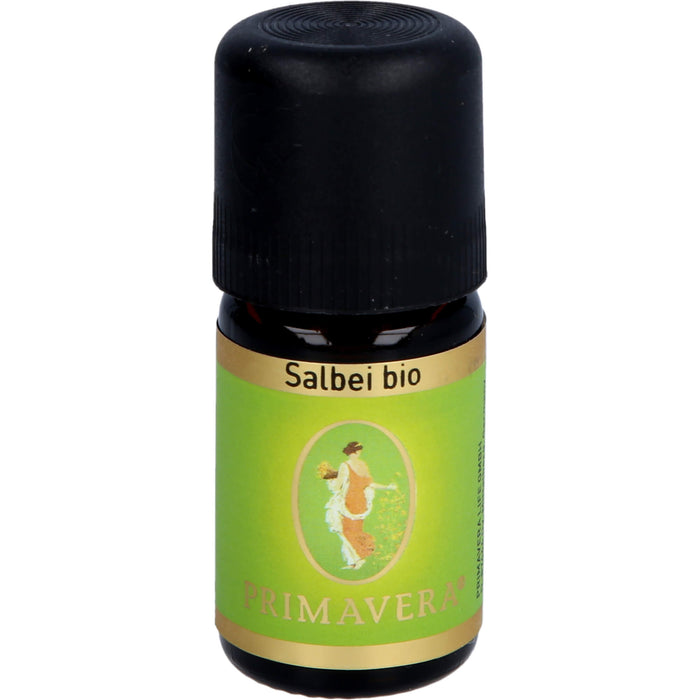 PRIMAVERA Salbei bio 100% naturreines Ätherisches Öl, 5 ml Huile éthérique