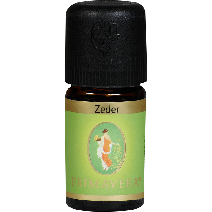 PRIMAVERA Zeder bio 100% naturreines Ätherisches Öl, 5 ml Etheric oil