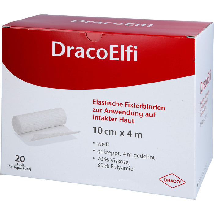 DracoELFI Elast.Fixierbinde gekreppt 4mx10cm cello, 20 St BIN