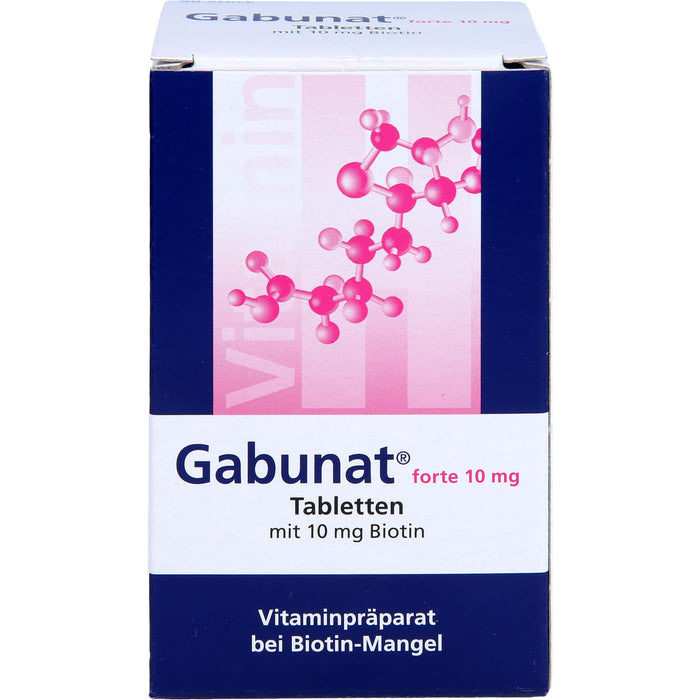 Gabunat forte 10 mg Tabletten mit Biotin bei Biotinmangel, 90 pc Tablettes