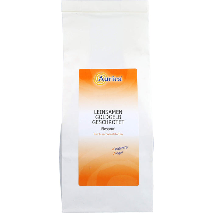 Aurica Flosano Leinsamen geschrotet, 500 g Powder