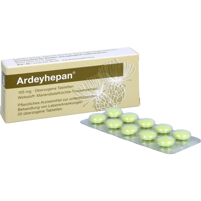 Ardeyhepan überzogene Tabletten, 20 pcs. Tablets