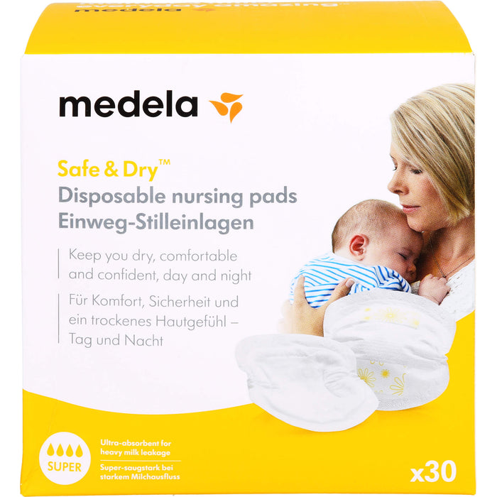 medela Safe & Dry Einweg-Stilleinlagen, 30 St. Einlagen