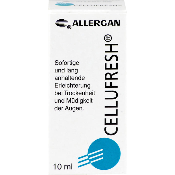 ALLERGAN Cellufresh Lösung zur sofortigen und lang anhaltende Erleichterung bei Trockenheit und Müdigkeit der Augen, 10 ml Lösung