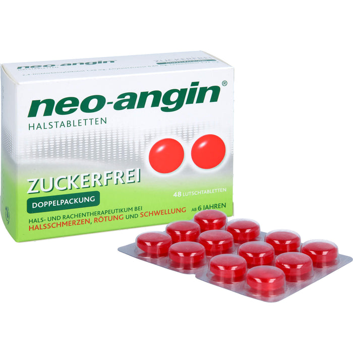 neo-angin Halstabletten zuckerfrei, 48 pcs. Tablets